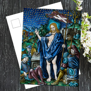 Religiösa Christian Catholique Påsk Resurrection Helg Vykort