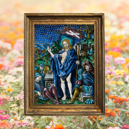 Religiösa Christian Catholique Påsk Resurrection Poster