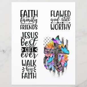 Religiösa Christian Jesus citerar Bible Verse