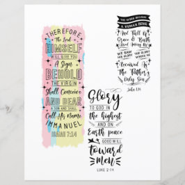 Religiösa Christian Jesus citerar Bible Verse