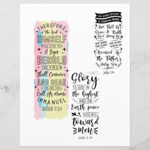 Religiösa Christian Jesus citerar Bible Verse