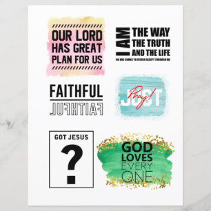 Religiösa Christian Jesus citerar Bible Verse