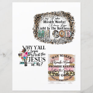 Religiösa Christian Jesus citerar Bible Verse