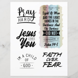 Religiösa Christian Jesus citerar Bible Verse