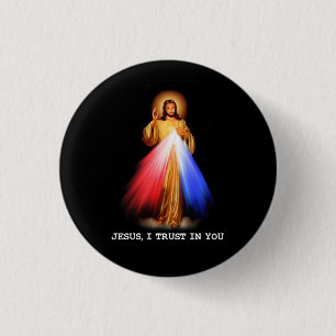 Religiösa Christian Jesus jag litar på er religion Knapp
