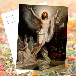 Religiösa Christian Jesus Resurrection Påsk Helg Vykort