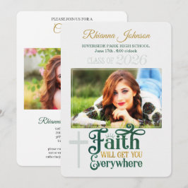 Religiösa Christian Studenten, 2022 Foto Inbjudningar