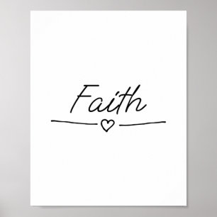 Religiösa citerar om tro poster