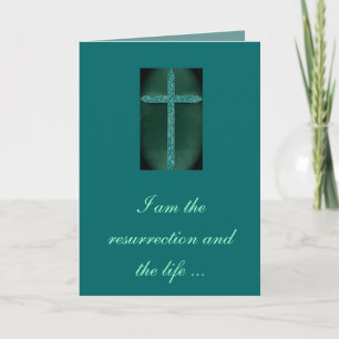Religiösa Condolence Card Kort