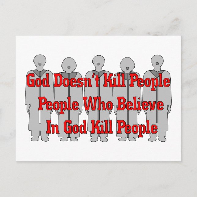 Religiösa Crazies Vykort (Framsida)