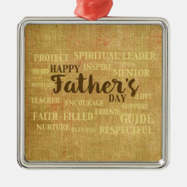 Religiösa Far-dagen, Far Julgransprydnad Metall