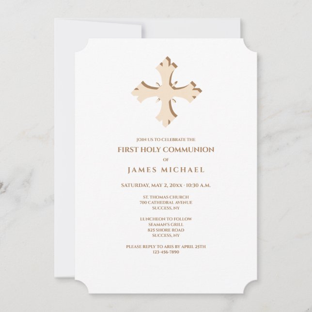 Religiösa Firande Inbjudningar (Framsida)