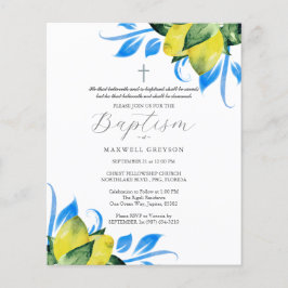 Religiösa för budgetbaptisminbjudningar flygblad