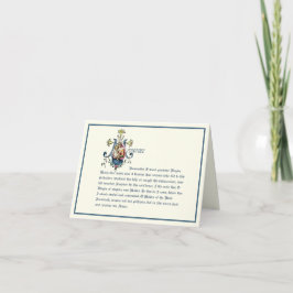 Religiösa för Elegant av Virgin Mary Marian Monogr Kort