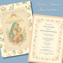 Religiösa för elegant babyvy med blå Blommigt