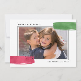 Religiösa för färgstark Abstrakt - foto Julkort