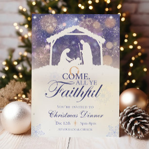 Religiösa för julinbjudan inbjudningar