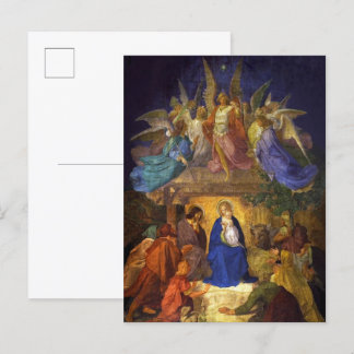 Religiösa för julkort Nativitet katolik Vykort