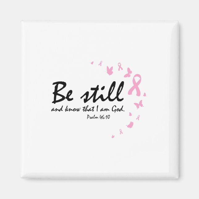 Religiösa för ökad medvetenhet om bröstcancer Chri Magnet (Framsidan)