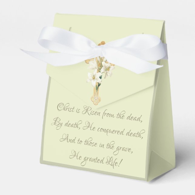 Religiösa för Påsk Resurrection Pascha Prayer Favo Presentaskar (Framsidan Sidan)