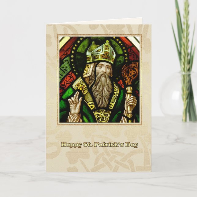 Religiösa för Saint patrick's day Blessings Kort (Framsida)