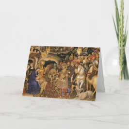 Religiösa Före jul Tre Kung Magi Helgkort