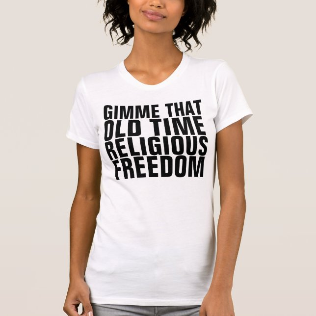 Religiösa Freedom T-shirts (Framsida)