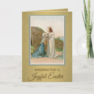 Religiösa Glad påsk Resurrection Pascha Helgkort