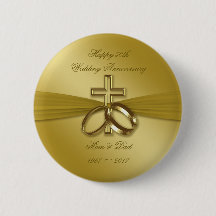 Religiösa Golden 50:e Bröllop-årsdagen