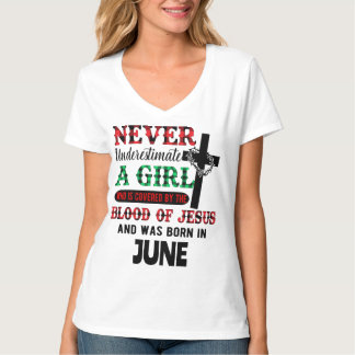 Religiösa Grafik om kvinnors tro på Kärlek och tro T Shirt