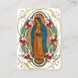 Religiösa Guadalupe Purgatory Prayers Heliga Card Placeringskort