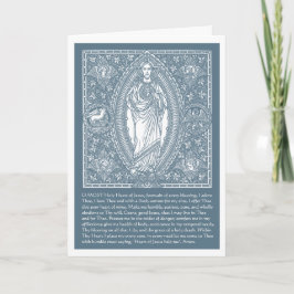 Religiösa Helig Heart Jesus katolska Prayer Card Kort