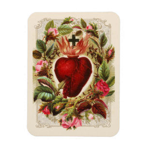 Religiösa Helig Heart Jesus Ro katolik Magnet