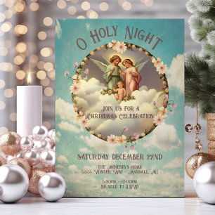 Religiösa jul Baby Jesus, Mary & Joseph Inbjudningar
