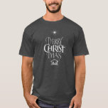 Religiösa Jul Grått Chalkboard Jesus Kristus Tröja<br><div class="desc">Vi säger "God jul,  men ofta glömmer vi ursprung i ord. Den här originalhanden skrev användorna på sin unika utformning för att enkelt och elegant berätta om historien. Visa din CHRISTmas-anda.</div>