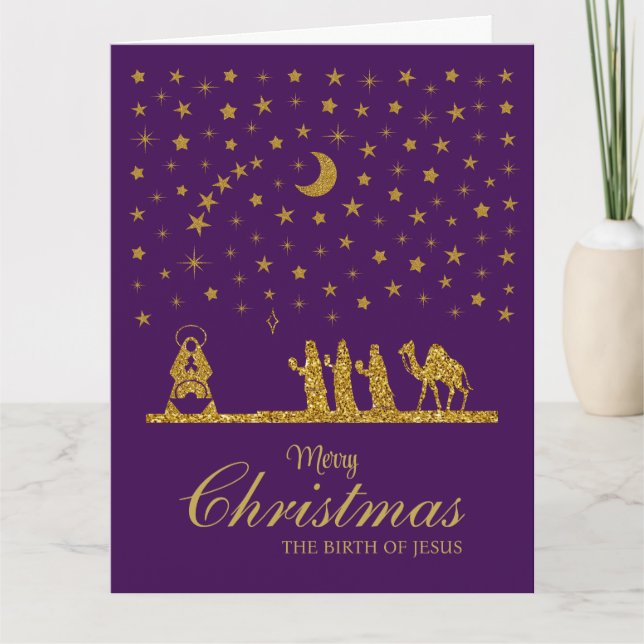 Religiösa jul, Jesus, Tre Kung Kort (Framsida)