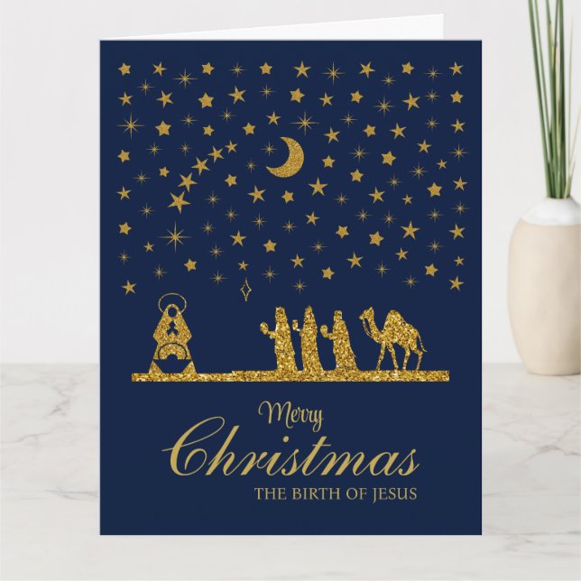 Religiösa jul, Jesus, Tre Kung Kort (Framsida)