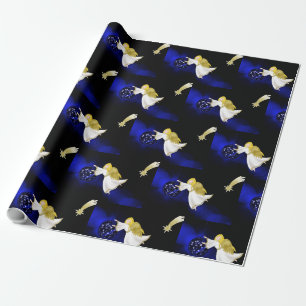 Religiösa Julafton Papper med Angel Presentpapper