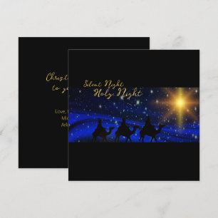 Religiösa Julkort, Hälsning Blank Elegant Julkort