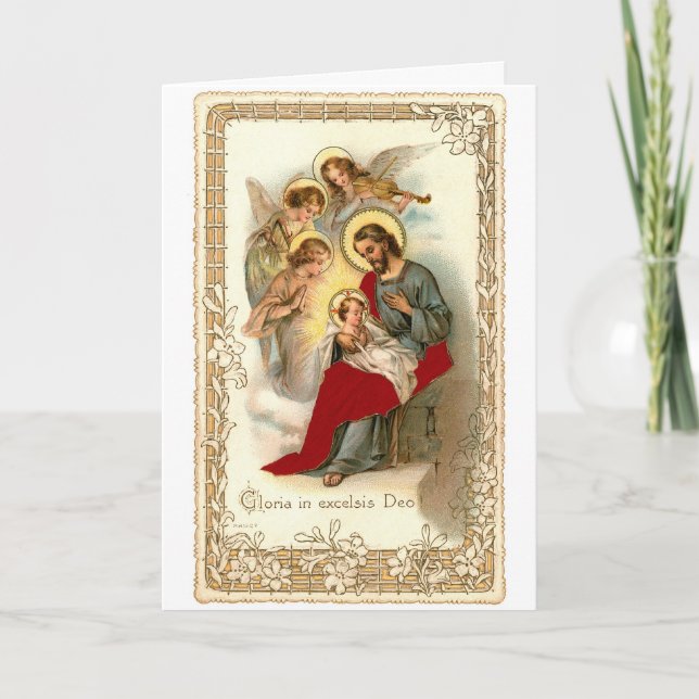 Religiösa - julkort helgkort (Framsida)