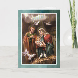 Religiösa julkort Joyeux Noel Helgkort