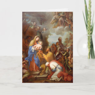 Religiösa julkort Justering av Kung 1 Helgkort