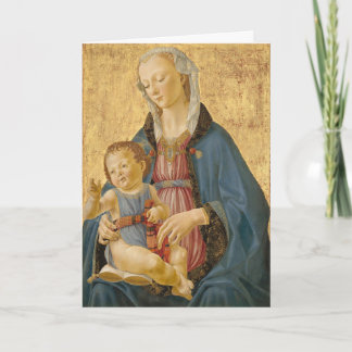 Religiösa Julkort Mor och barn Anteckningskort