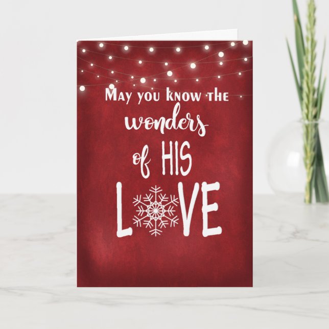 Religiösa: Juloffert för Röd Helgkort (Framsida)