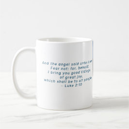 Religiösa - jultomatiktscen och skript kaffemugg