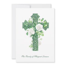 Religiösa katolsk Irish Celtic Kor Condolence