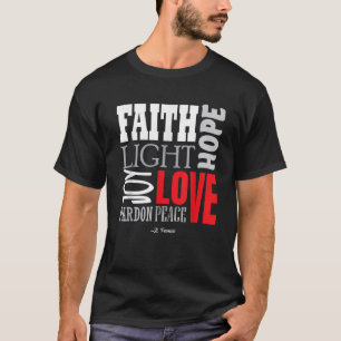 Religiösa katolska Prayer Peace Gift Saint Francis T Shirt