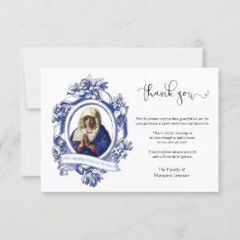 Religiösa katolskt jungfru Mary Condolence Tack Kort