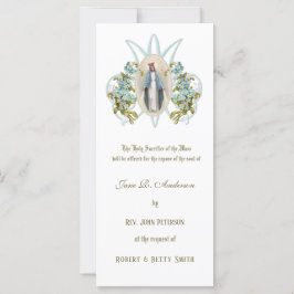 Religiösa katolskt krav: Funeral Mass offer C Kort
