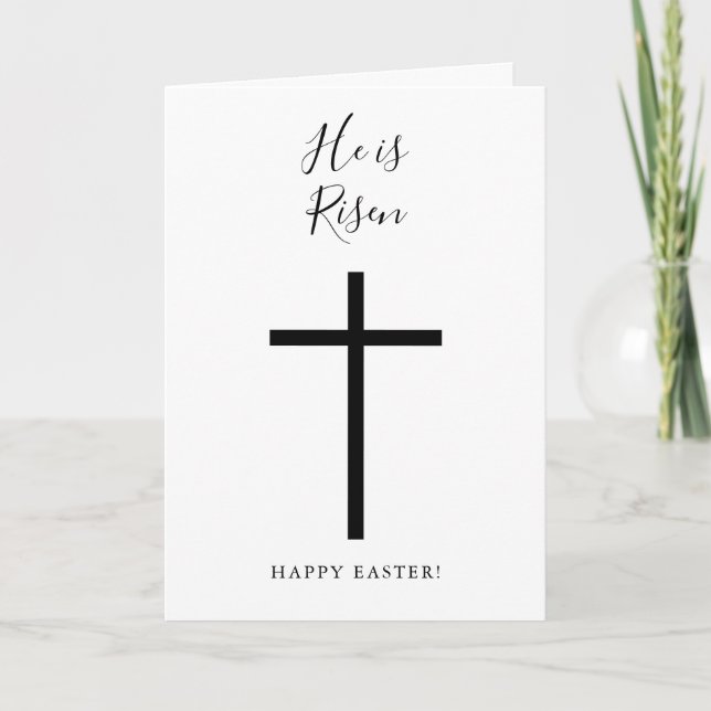 Religiösa Kor Han är Risen Påsk Helgkort (Framsida)